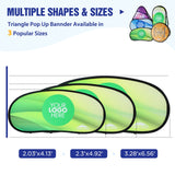 Custom A Frame Pop Up Banner Display, Vertical/Triangle/Oval/Circle/Horizontal - Eagle Peak Custom Canopy Tent
