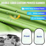 Custom A Frame Pop Up Banner Display, Vertical/Triangle/Oval/Circle/Horizontal - Eagle Peak Custom Canopy Tent