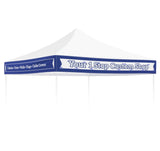 Custom Canopy Banner Personalized Banner with Logo for 10x10 Pop Up Canopy Tent Custom Sign - Eagle Peak Custom Canopy Tent