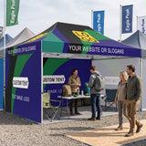 Custom Canopy Tent 10x15 with Logo, Custom Vendor Tent - Eagle Peak®