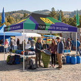 Custom Canopy Tent 10x15 with Logo, Custom Vendor Tent - Eagle Peak®