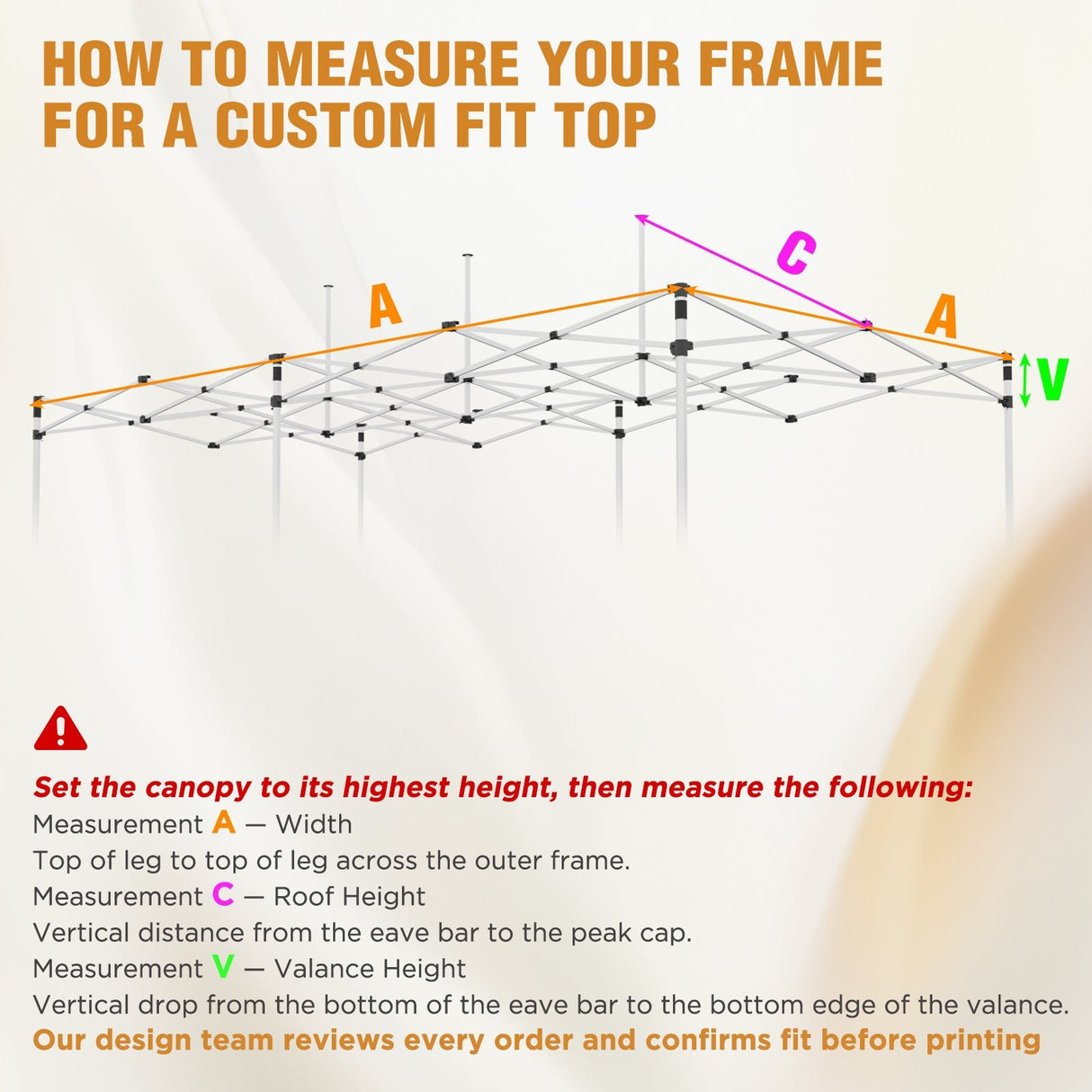 Custom Canopy Top Cover with Sidewall to Fit Your 10x20 Canopy Frame - Eagle Peak Custom Canopy Tent
