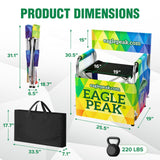 Custom Folding Director Chair with Backrest - Eagle Peak®