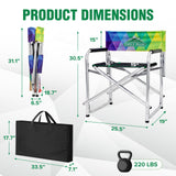 Custom Folding Director Chair with Backrest - Eagle Peak®