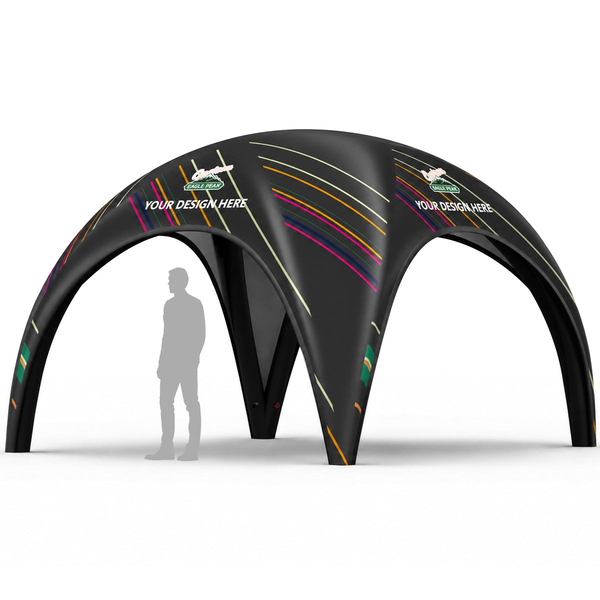 Custom Inflatable Event Tent with Logo, Igloo Tent - Eagle Peak®