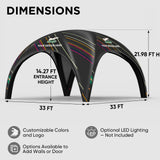 Custom Inflatable Event Tent with Logo, Igloo Tent - Eagle Peak®