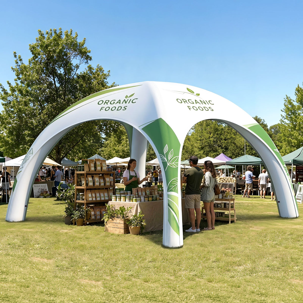 Custom Inflatable Event Tent with Logo, Spider Tent - Eagle Peak®