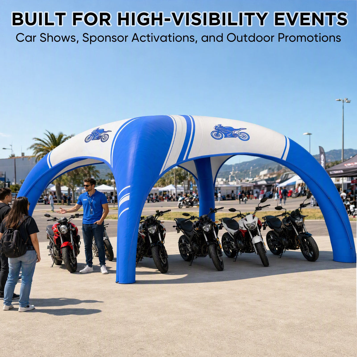 Custom Inflatable Event Tent with Logo, Spider Tent - Eagle Peak®