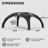 Custom Inflatable Event Tent with Logo, Spider Tent - Eagle Peak®