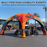 Custom Inflatable Event Tent with Logo, Spider Tent - Eagle Peak®