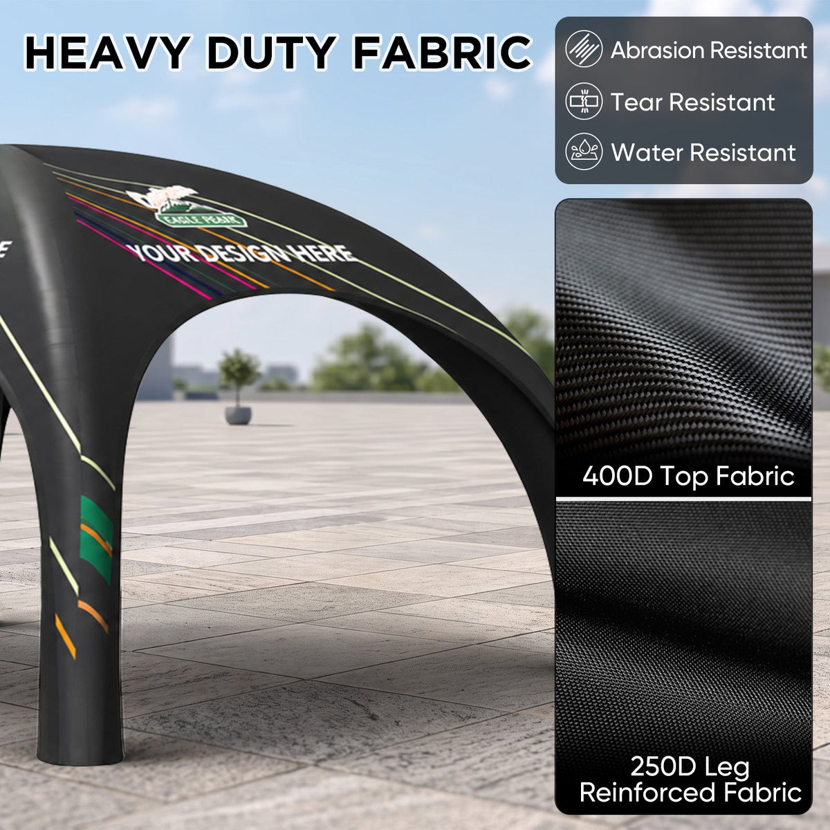 Custom Inflatable Event Tent with Logo, Spider Tent - Eagle Peak®