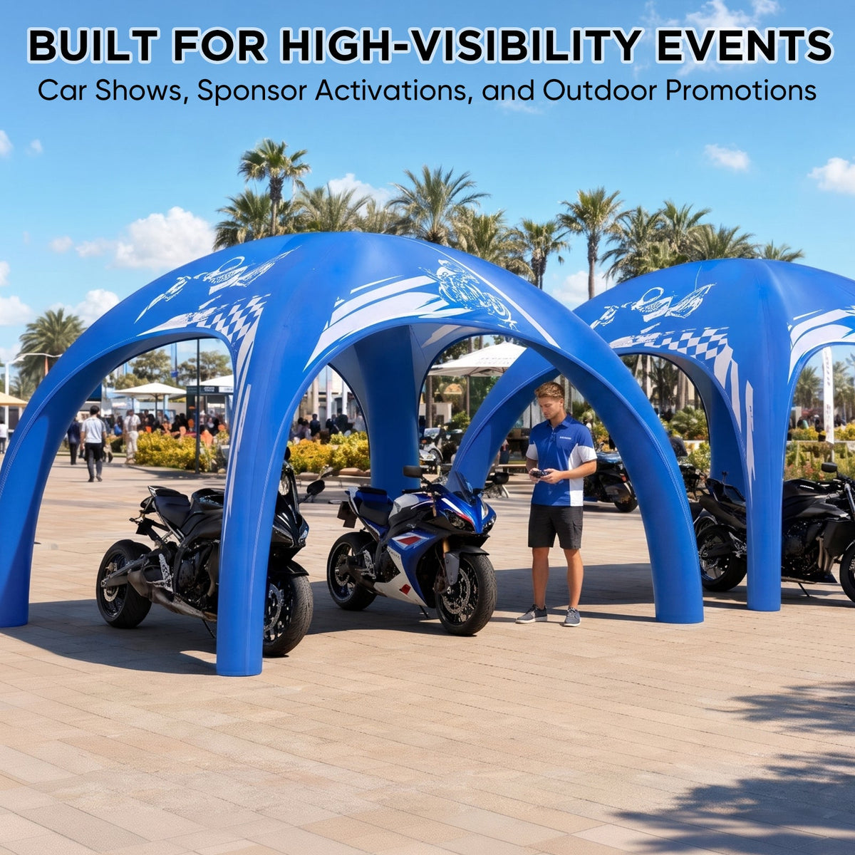 Custom Inflatable Event Tent with Logo, Spider Tent - Eagle Peak®
