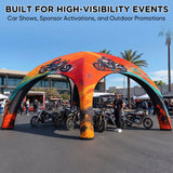 Custom Inflatable Event Tent with Logo, Spider Tent - Eagle Peak®