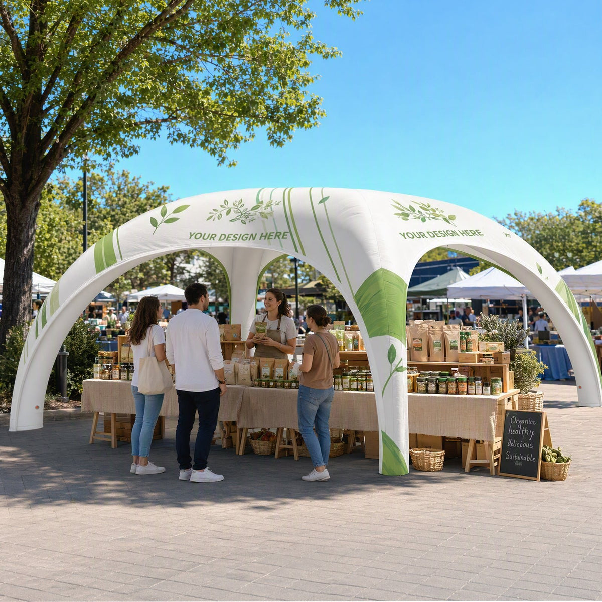 Custom Inflatable Event Tent with Logo, Spider Tent - Eagle Peak®