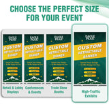 Custom Retractable Banner Stand with Your Business Logo - Eagle Peak®