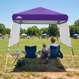 Day Tripper 8x8 Aluminum Super-Lightweight Slant Leg Pop Up Canopy with 3 Removable Walls - Eagle Peak®