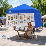 Day Tripper 8x8 Aluminum Super-Lightweight Slant Leg Pop Up Canopy with 3 Removable Walls - Eagle Peak®