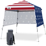 Day Tripper 8x8 Aluminum Super-Lightweight Slant Leg Pop Up Canopy with 3 Removable Walls - Eagle Peak®
