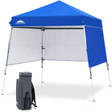 Day Tripper 8x8 Aluminum Super-Lightweight Slant Leg Pop Up Canopy with 3 Removable Walls - Eagle Peak®