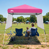 Day Tripper 8x8 Aluminum Super-Lightweight Slant Leg Pop Up Canopy with 3 Removable Walls - Eagle Peak®
