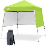 Day Tripper 8x8 Aluminum Super-Lightweight Slant Leg Pop Up Canopy with 3 Removable Walls - Eagle Peak®