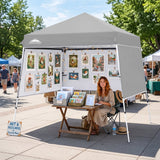 Day Tripper 8x8 Aluminum Super-Lightweight Slant Leg Pop Up Canopy with 3 Removable Walls - Eagle Peak®