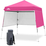 Day Tripper 8x8 Aluminum Super-Lightweight Slant Leg Pop Up Canopy with 3 Removable Walls - Eagle Peak®