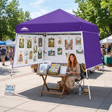 Day Tripper 8x8 Aluminum Super-Lightweight Slant Leg Pop Up Canopy with 3 Removable Walls - Eagle Peak®