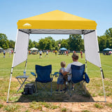 Day Tripper 8x8 Aluminum Super-Lightweight Slant Leg Pop Up Canopy with 3 Removable Walls - Eagle Peak®