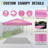 E100 Custom Printed Canopy - Eagle Peak Custom Canopy Tent