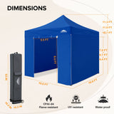 EAGLE PEAK 10x10 Heavy Duty Pop up Commercial Canopy with Removable Sidewalls,4 Sandbags - Eagle Peak Canopy and Outdoor Products