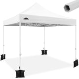 EAGLE PEAK 10x10 New Heavy Duty Pop up Commercial Canopy Tent with Roller Bag and 4 Sandbags - Eagle Peak Canopy and Outdoor Products