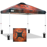 EAGLE PEAK 10x10 Pop Up Canopy, Instant Outdoor Canopy Tent, Straight Leg Pop Up Tent for Parties, Camping, The Beach and More, 100 Square Feet of Shade, Horror Skull - Eagle Peak Canopy and Outdoor Products