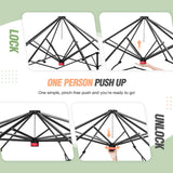 EAGLE PEAK 10x10 Pop - up Walk - in Greenhouse - Eagle Peak Canopy and Outdoor Products