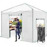 EAGLE PEAK 10x10 Pop - up Walk - in Greenhouse - Eagle Peak Canopy and Outdoor Products