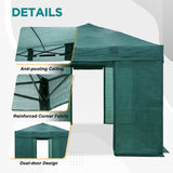 EAGLE PEAK 10x10 Pop - up Walk - in Greenhouse - Eagle Peak Canopy and Outdoor Products