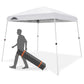 EAGLE PEAK 10x10 Slant Leg Up Canopy 8x8 Top 10x10 Base with Wheeled Carry Bag - Eagle Peak Canopy and Outdoor Products