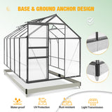 EAGLE PEAK 10x6x7 Polycarbonate and Aluminum Walk - in Hobby Greenhouse - Eagle Peak Canopy and Outdoor Products