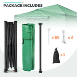 EAGLE PEAK 12x8 Portable Large Walk - in Instant Greenhouse with Support Pole - Eagle Peak Canopy and Outdoor Products