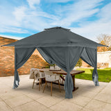 EAGLE PEAK 13x13 Pop Up Gazebo with 4 Wall Panels - Eagle Peak Canopy and Outdoor Products