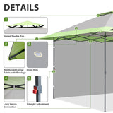 EAGLE PEAK 13x13 Straight Leg Pop Up Canopy Tent With sidewall - Eagle Peak Canopy and Outdoor Products