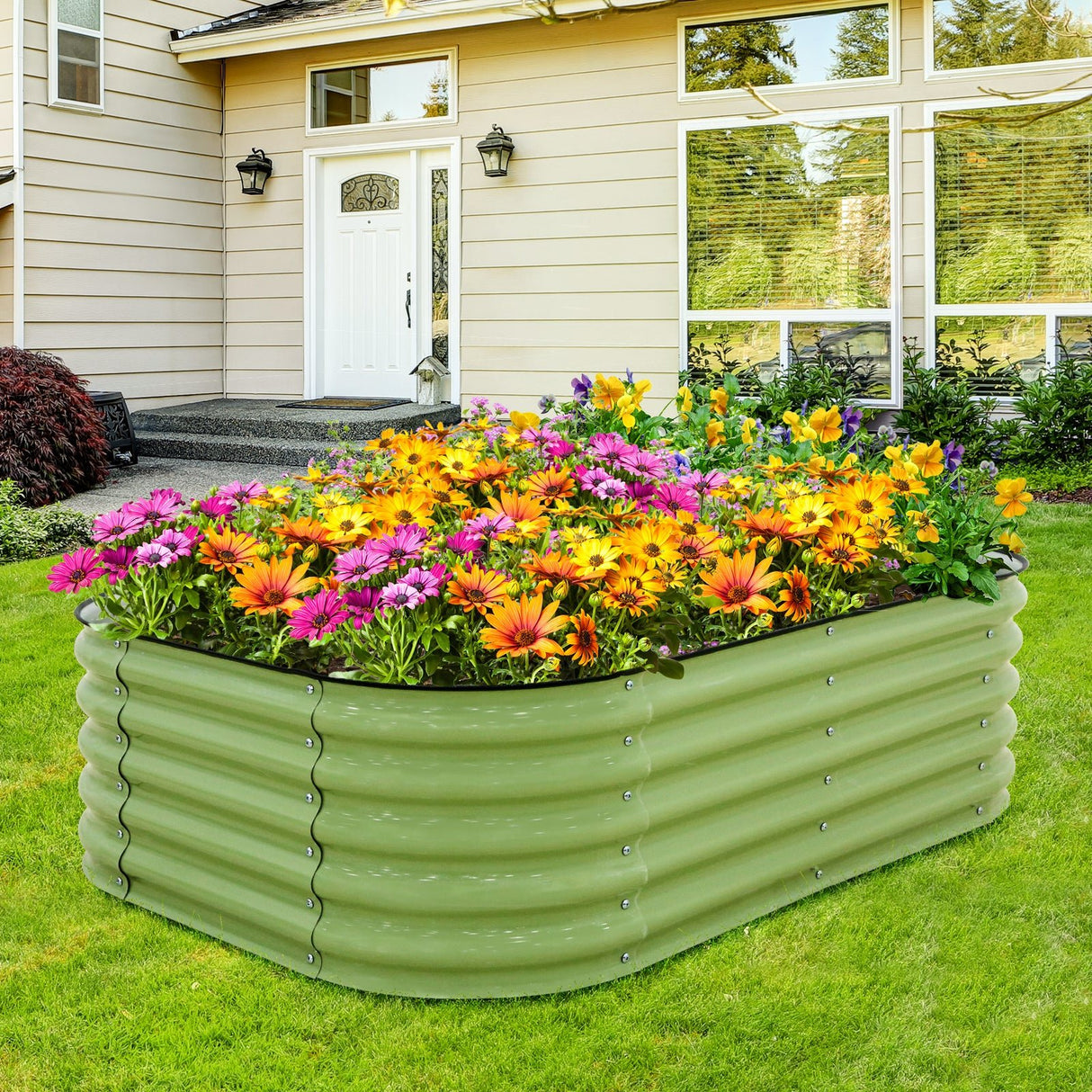 EAGLE PEAK 17'' Tall Outdoor Raised Garden Bed Planter - Eagle Peak Canopy and Outdoor Products