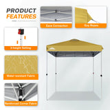 EAGLE PEAK 6.6x6.6 Pop Up Canopy Tent Instant Outdoor Canopy Easy Set - up Straight Leg - Eagle Peak Custom Canopy Tent