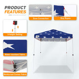 EAGLE PEAK 6.6x6.6 Pop Up Canopy Tent Instant Outdoor Canopy Easy Set - up Straight Leg - Eagle Peak Custom Canopy Tent