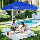 EAGLE PEAK 6.6x6.6 Pop Up Canopy Tent Instant Outdoor Canopy Easy Set - up Straight Leg - Eagle Peak Custom Canopy Tent