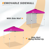 EAGLE PEAK 6.6x6.6 Pop Up Canopy Tent with Removable Sidewall - Eagle Peak Canopy and Outdoor Products