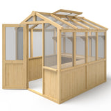 EAGLE PEAK 7.5x6.7x7.7 Wood and Polycarbonate Walk - in Greenhouse - Eagle Peak Canopy and Outdoor Products