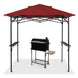 EAGLE PEAK 8x5 Pop up Grill Gazebo with Wheeled Bag - Eagle Peak Canopy and Outdoor Products