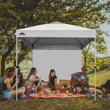 EAGLE PEAK 8x8 Pop Up Straight Leg Canopy with Sidewall - Eagle Peak Canopy and Outdoor Products