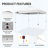 EAGLE PEAK 8x8 Pop Up Straight Leg Canopy with Wheeled Bag - Eagle Peak Canopy and Outdoor Products